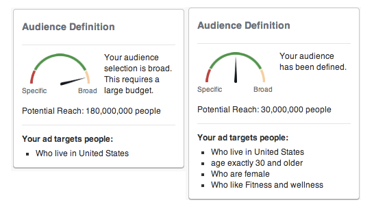 Facebook Ads Campaign Audience Definition 